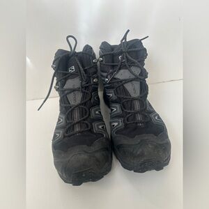 Salomon X Ultra 3 Mid GTX Mens Boots Size 10.5 Black Lace Up 398674 Hiking Shoes